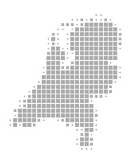Fototapeta premium Karte der Niederlande