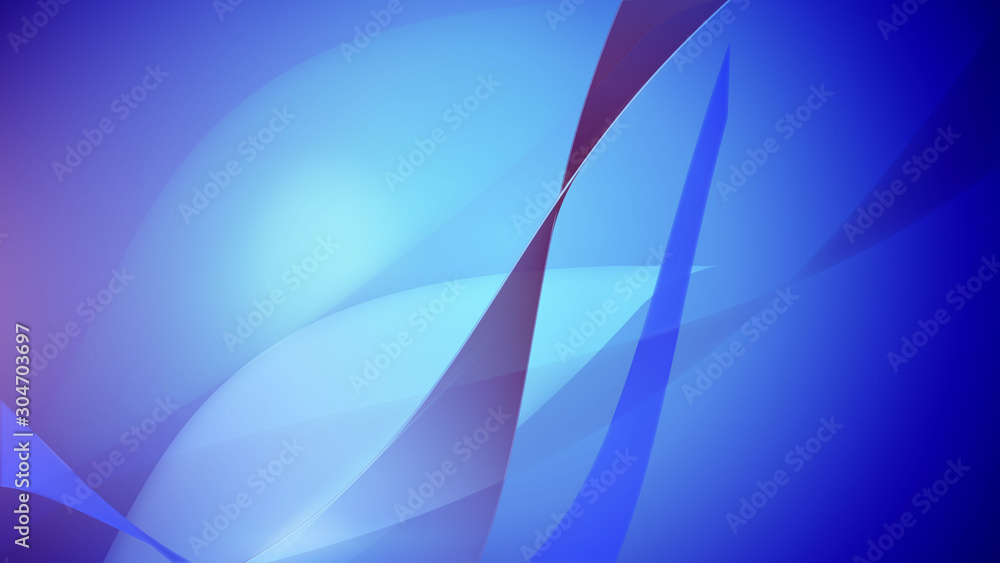 Poster smoothy and wavy elements with glowy glint flares