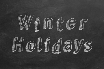 Fototapeta premium Winter Holidays