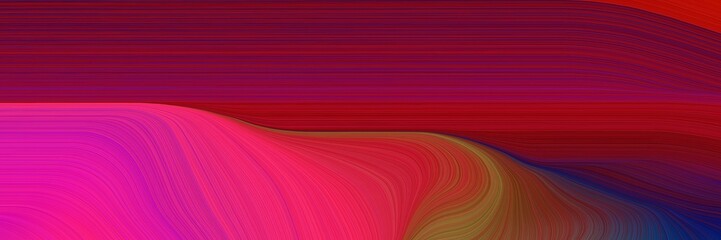 smooth swirl waves background illustration with dark pink, medium violet red and crimson color