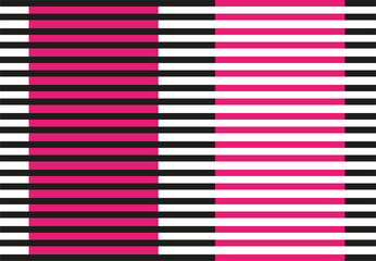 Fondo de rayas negras  y rect&aacute;ngulos rosas.