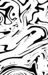Marble texture, abstract border frame, futuristic design background, liquid dynamic background, black and white vector illustration.