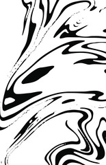 Marble texture, abstract border frame, futuristic design background, liquid dynamic background, black and white vector illustration.