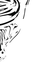 Marble texture, abstract border frame, futuristic design background, liquid dynamic background, black and white vector illustration.