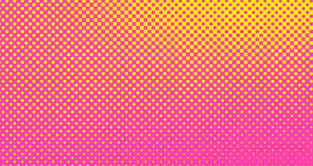 Pink halftone pop art background abstract vector comics style blank layout template with clouds beams and isolated dots pattern. For sale banner for your designe 1960s. with copy space eps10