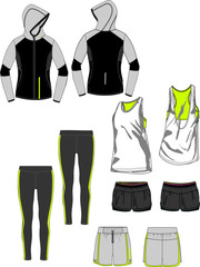 Women Sportswear Collection vector