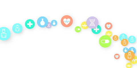 Pharmacy Background. Clinic Backdrop.