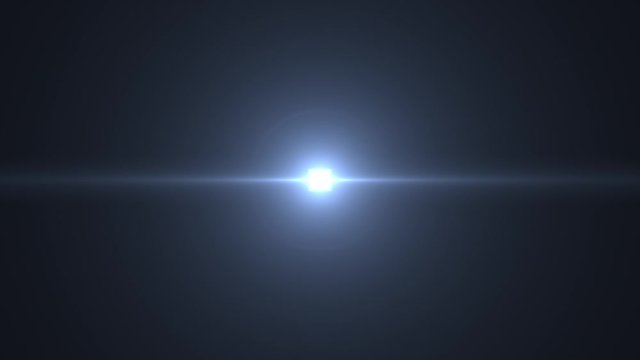 Optical Lens Flare Effect, Light Burst, Fading, Glowing Animation. Overlay Video.