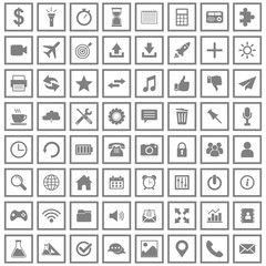 web icon set vector design symbol