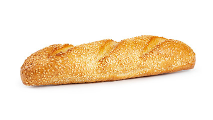 French wheat baguette with sesame seeds