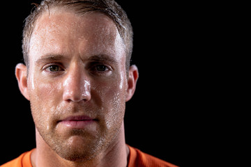 Obraz premium Athletic man after exercise