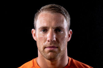 Fototapeta premium Athletic man after exercise