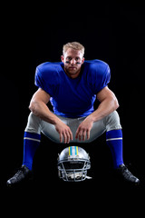 American football player
