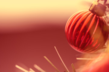 Blurred pink ball on a light background.