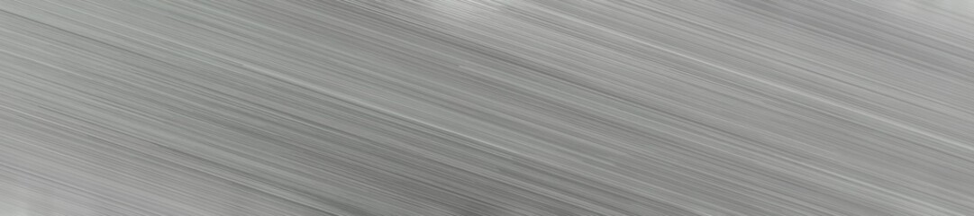Fototapeta premium wide banner background with diagonal line design and light slate gray, pastel gray and dim gray colors and space for text or image
