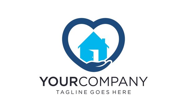 Home care logo designs concept