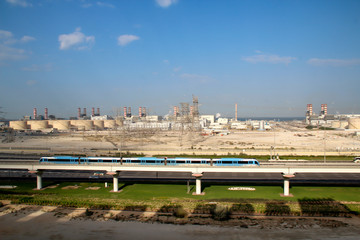 Fototapeta premium Blick über die schöne Millionen Metropole Dubai