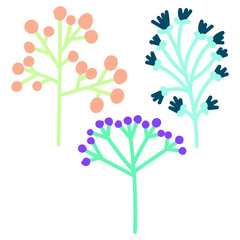 Vector floral illustration