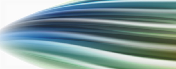 Modern techno Fluid color flow on white colorful poste. Art for your design