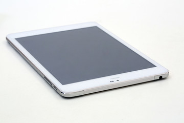 White tablet on the table
