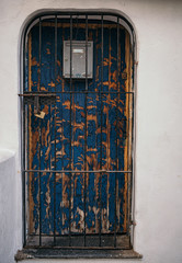 old wooden door