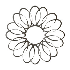 The coloring of the flower. Vector graphics eps