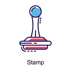  Stamp Flat Vector
