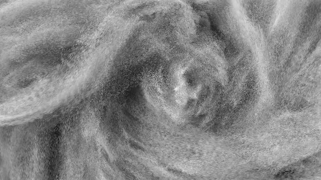 Sand funnel, particle swirl, dust whirlwind, portal gate. In Ultra HD 4k.