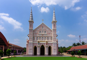 Fototapeta na wymiar Wat Phra Christ Phra Haruthai church (Wat Phleng)