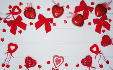 hearts decor for love valentine's day gift