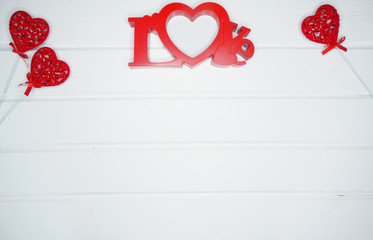 hearts decor for love valentine's day gift