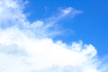 blue sky with clouds