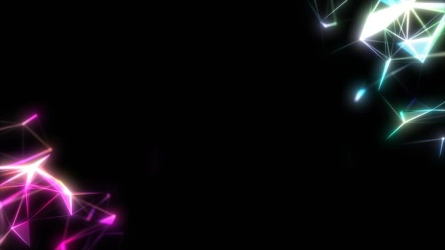 The flickering light of weave patterns. Space background fantasy abstract technolog.