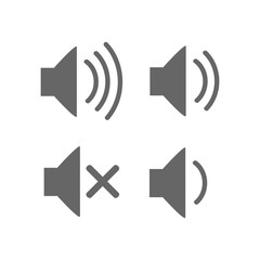 speaker icon vector design symbol