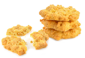 Cookies isolated on a white background