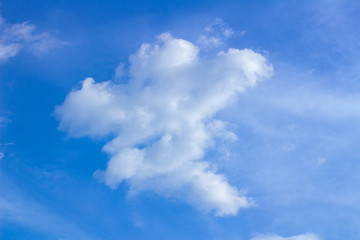 blue sky with clouds