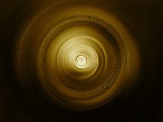 Abstract background of yellow spin radial blur.