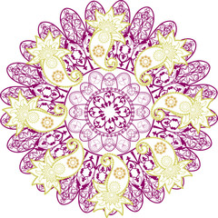     Turkish cucumber in a seamless pattern on a monochrome background