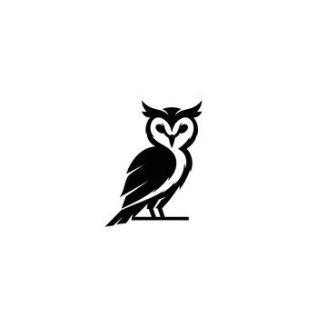 owl, logo, vector, icon, design, symbol