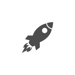 rocket icon vector design symbol