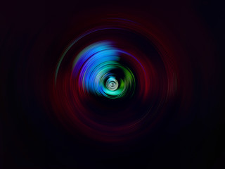 Abstract colorful technology circle background