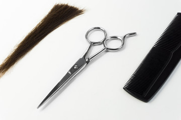hair and scissors