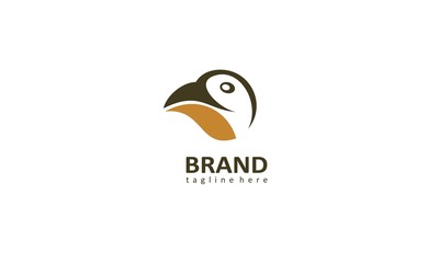 bird logo vector sign and symbol isolated on white background, Parrot logo concept.  