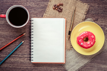 Coffee break with snack