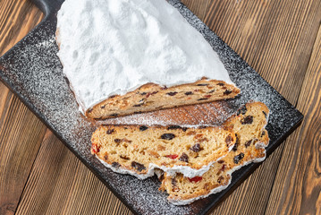 Stollen - traditional German Christmas bread