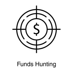  Funds Hunting Vector 