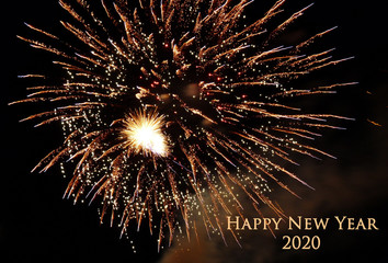 Obraz premium Silvesterfeuerwerk zum Jahreswechsel 