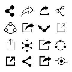 share icon vector design symbol