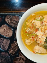 soup with meat and vegetables