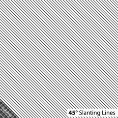 Simple 45 degree Slanting Lines